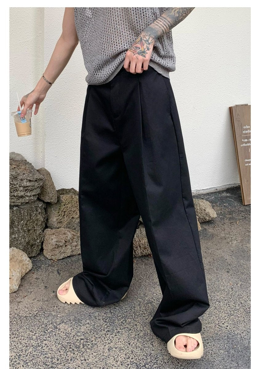 韓国ファッション SELCA-Color wide pants-mselca2023aw189-05