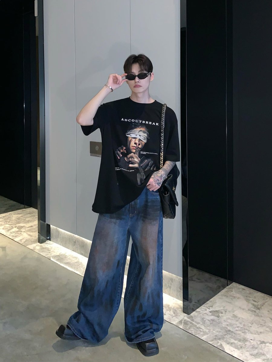 韓国ファッション SELCA-Colored color denim-mselca2023aw190-04