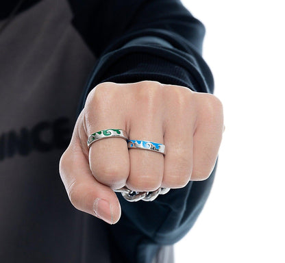 韓国ファッション SELCA-Colored Metal Ring-mselca2023aw192-06