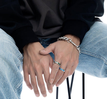 韓国ファッション SELCA-Colored Metal Ring-mselca2023aw192-04