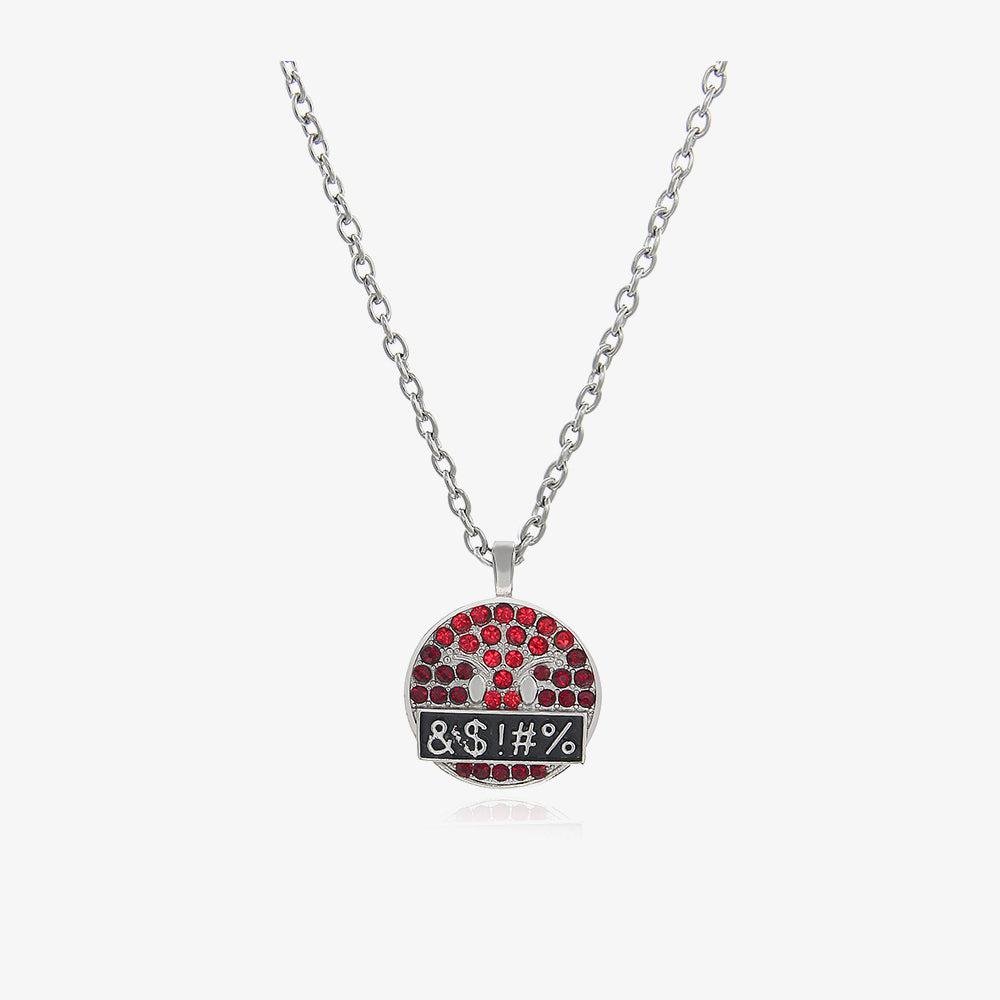 韓国ファッション SELCA-Colorful Zircon Smiley Necklace-mselca2023aw194-09