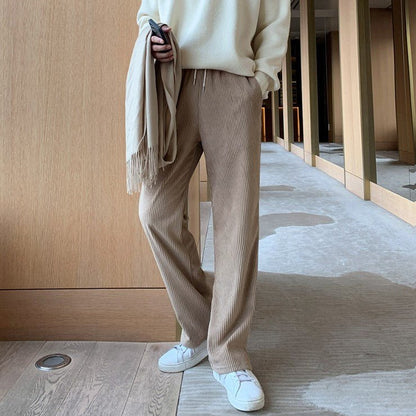 韓国ファッション SELCA-Corduroy Straight Pants-mselca2023aw205-06