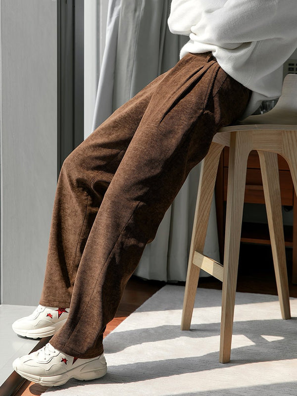 韓国ファッション SELCA-Corduroy straight slacks-mselca2023aw206-03