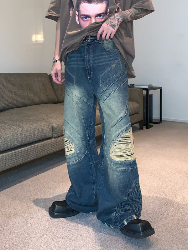 韓国ファッション SELCA-Crash wide denim-mselca2023aw210-04