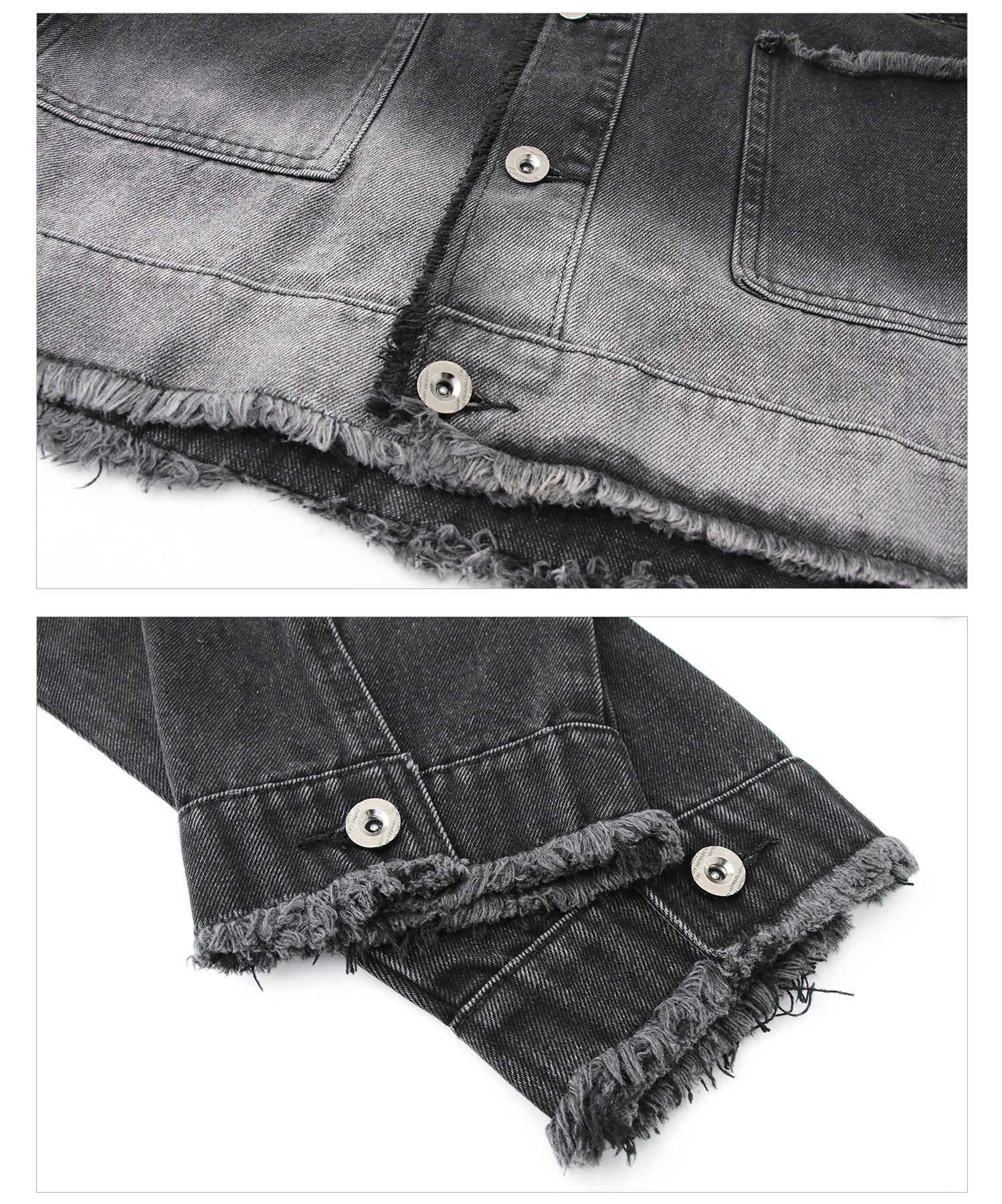 韓国ファッション SELCA-Damage denim setup-mselca2023aw217-017