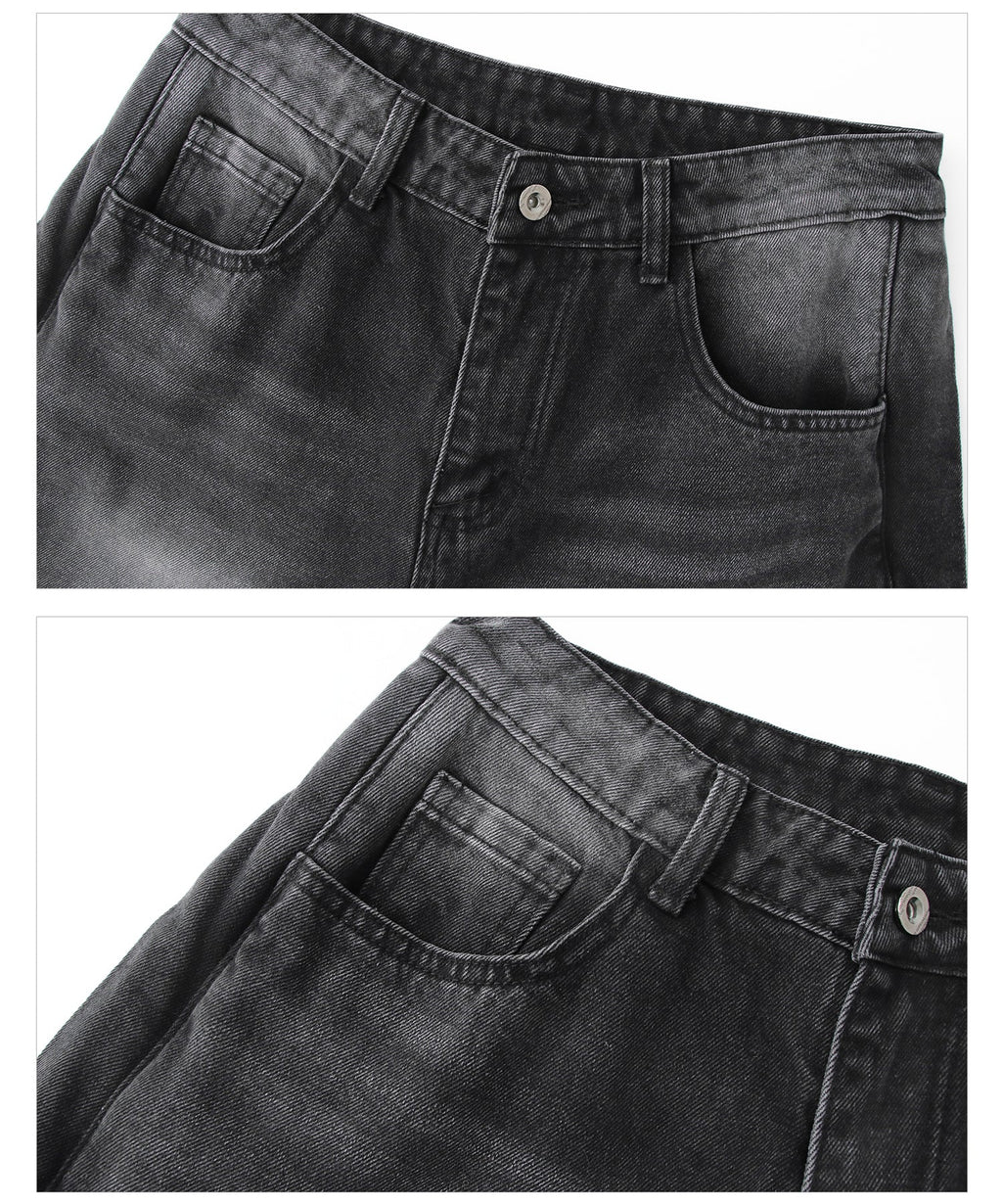 韓国ファッション SELCA-Damage denim setup-mselca2023aw217-019