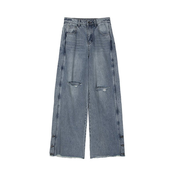 韓国ファッション SELCA-Damage denim setup-mselca2023aw217-015