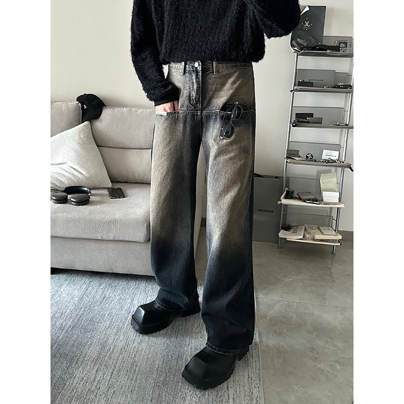 韓国ファッション SELCA-American Vintage Denim Pants-mselca2023aw21-06