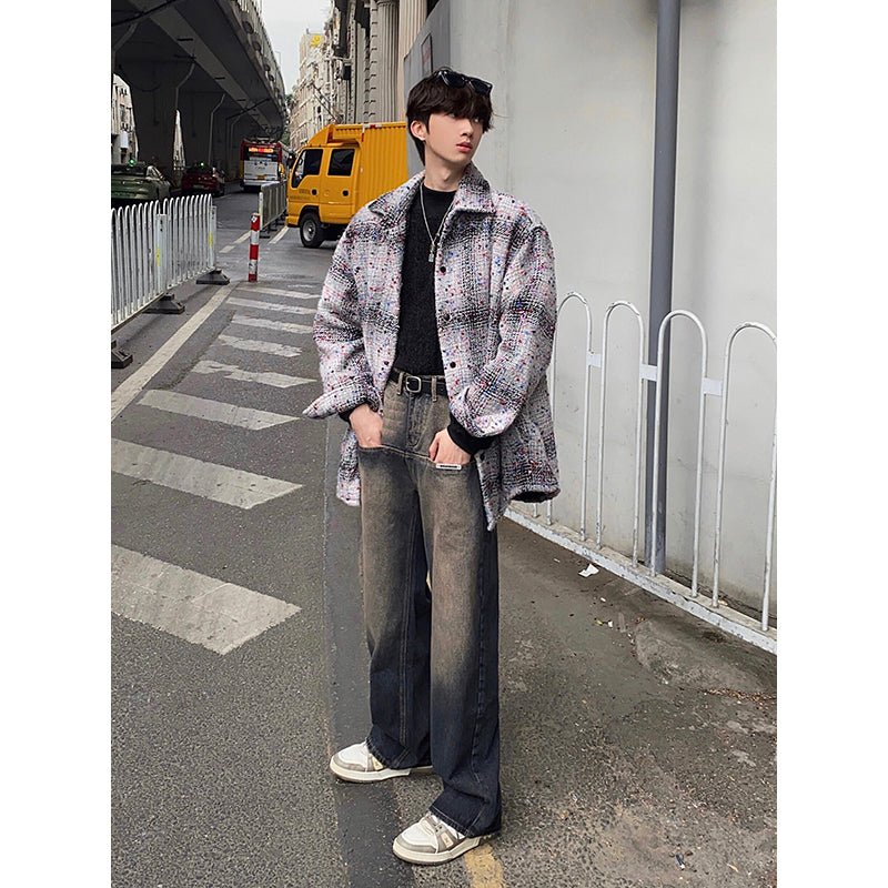 韓国ファッション SELCA-American Vintage Denim Pants-mselca2023aw21-01