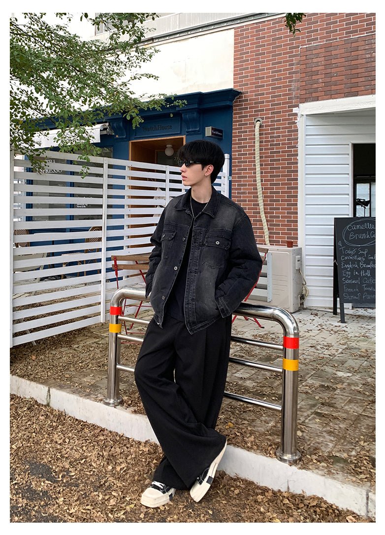 韓国ファッション SELCA-Denim down jacket-mselca2023aw229-06