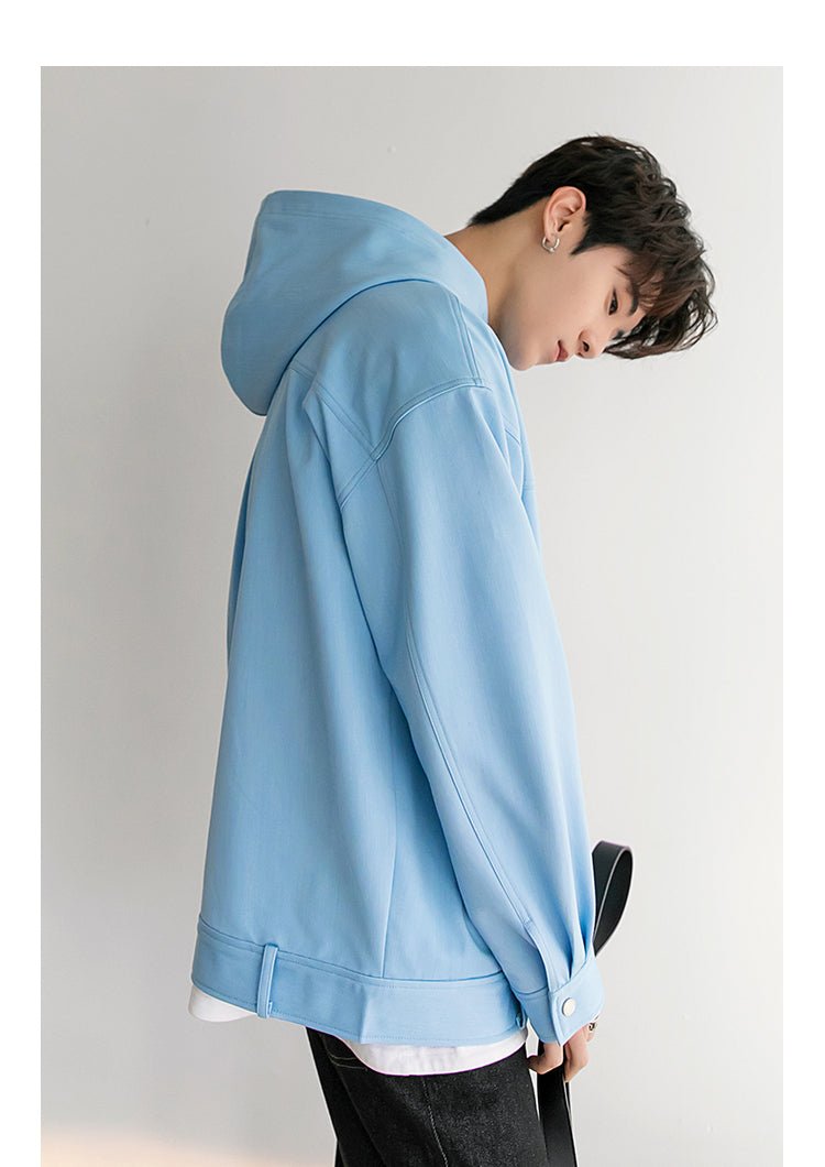 韓国ファッション SELCA-Denim long -sleeved hoodie-mselca2023aw232-08