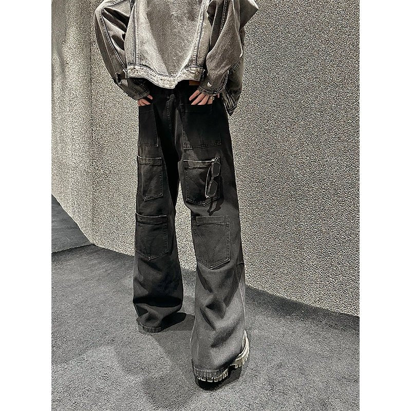 韓国ファッション SELCA-Back pocket denim pants-mselca2023aw27-07