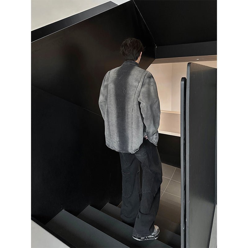 韓国ファッション SELCA-Back pocket denim pants-mselca2023aw27-04