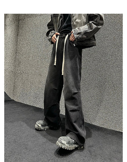 韓国ファッション SELCA-Back pocket denim pants-mselca2023aw27-05