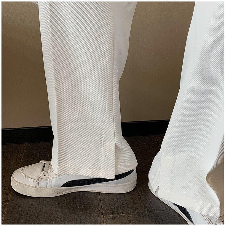 韓国ファッション SELCA-Drape wide-leg Straight-mselca2023aw293-03