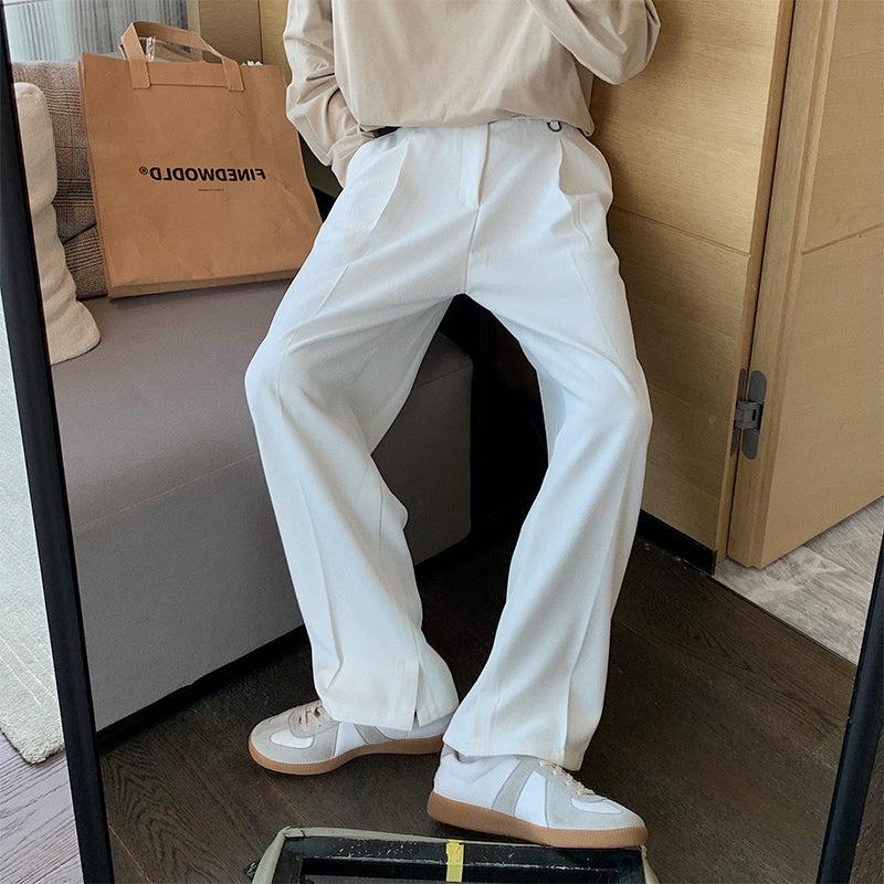 韓国ファッション SELCA-Drape wide-leg Straight-mselca2023aw293-08