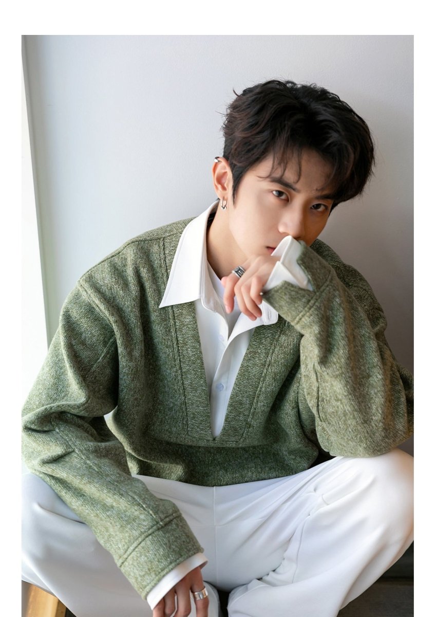 韓国ファッション SELCA-Fake Two Piece Sweat Shirt or-mselca2023aw313-06