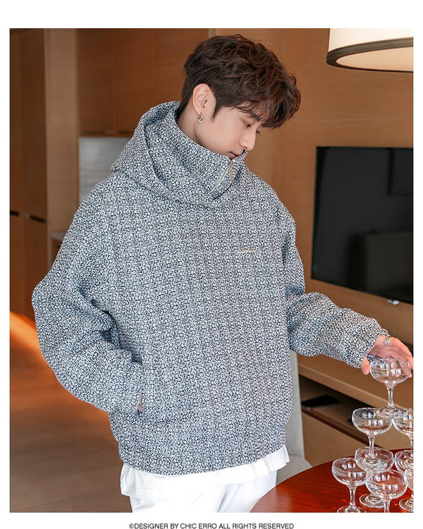 韓国ファッション SELCA-Fake Zipper Parker-mselca2023aw316-08
