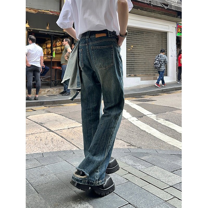 韓国ファッション SELCA-Fragment Design Jeans-mselca2023aw329-04