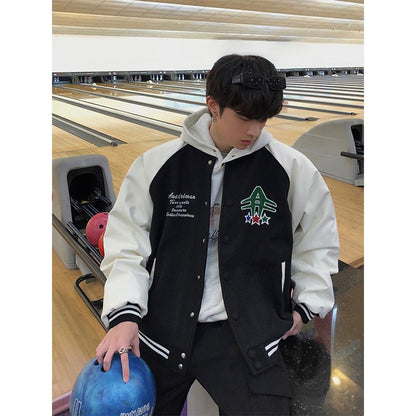 韓国ファッション SELCA-Baseball Uniform Bullzon Jacket-mselca2023aw32-011