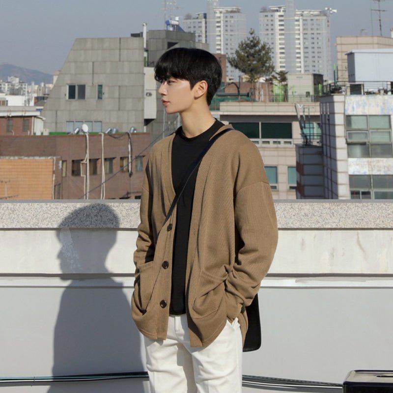 韓国ファッション SELCA-Front pocket knit-mselca2023aw331-04