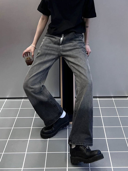韓国ファッション SELCA-Gradation straight jeans-mselca2023aw341-01