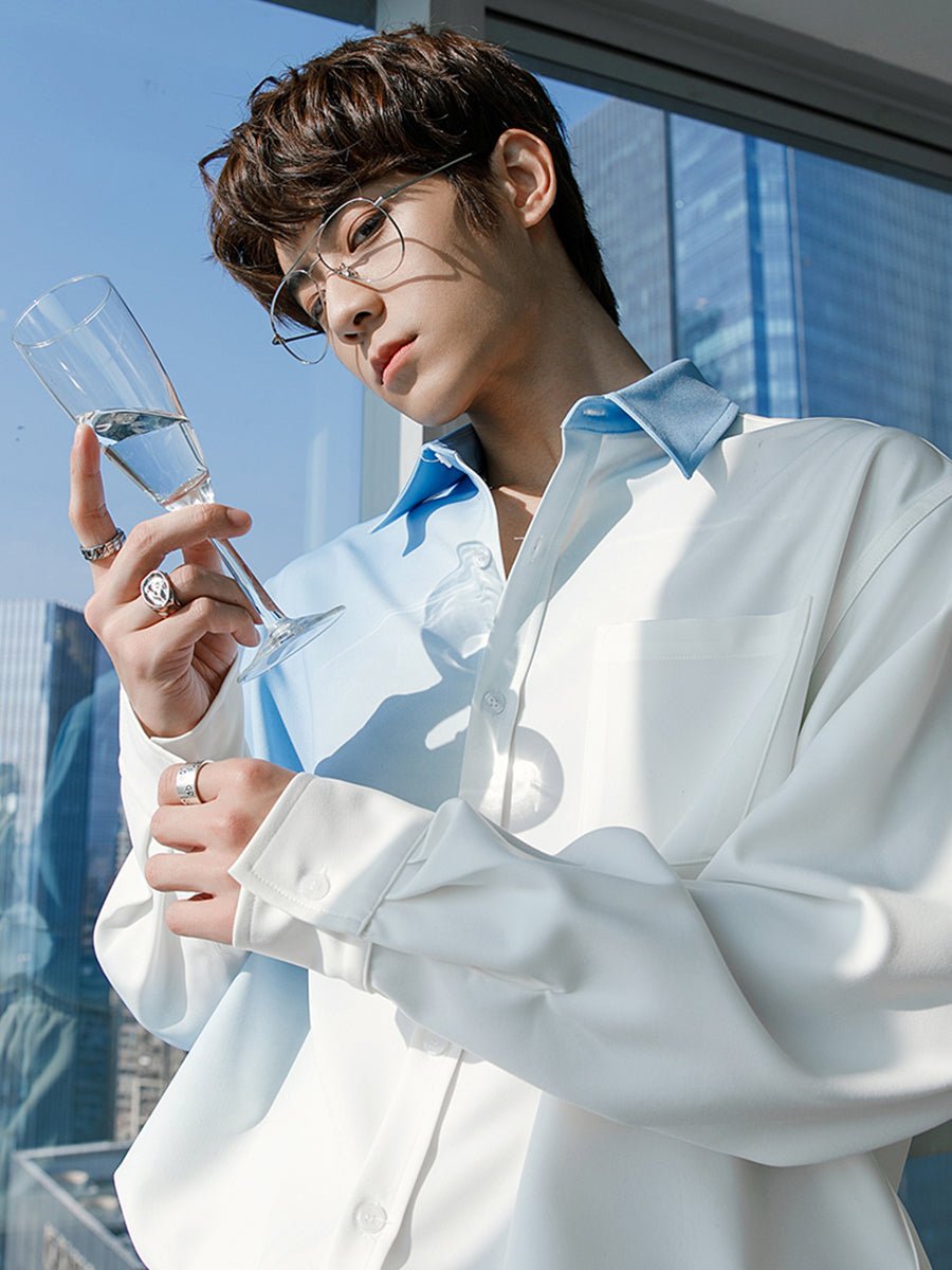 韓国ファッション SELCA-Gradient shirt-mselca2023aw348-010