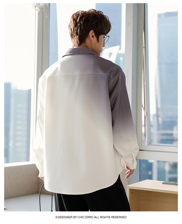 韓国ファッション SELCA-Gradient shirt-mselca2023aw348-06