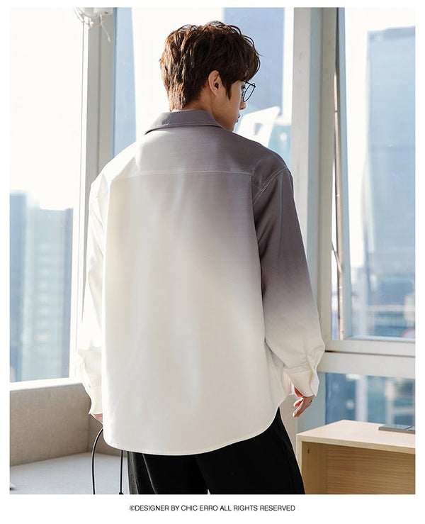 韓国ファッション SELCA-Gradient shirt-mselca2023aw348-06