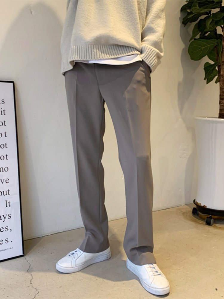 韓国ファッション SELCA-Basic straight slacks-mselca2023aw34-07