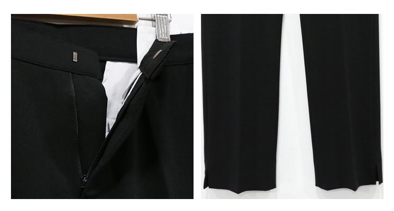 韓国ファッション SELCA-Basic straight slacks-mselca2023aw34-011
