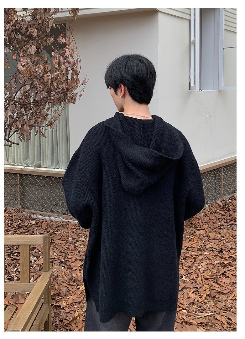 韓国ファッション SELCA-Halfzip semi -long knit-mselca2023aw376-06