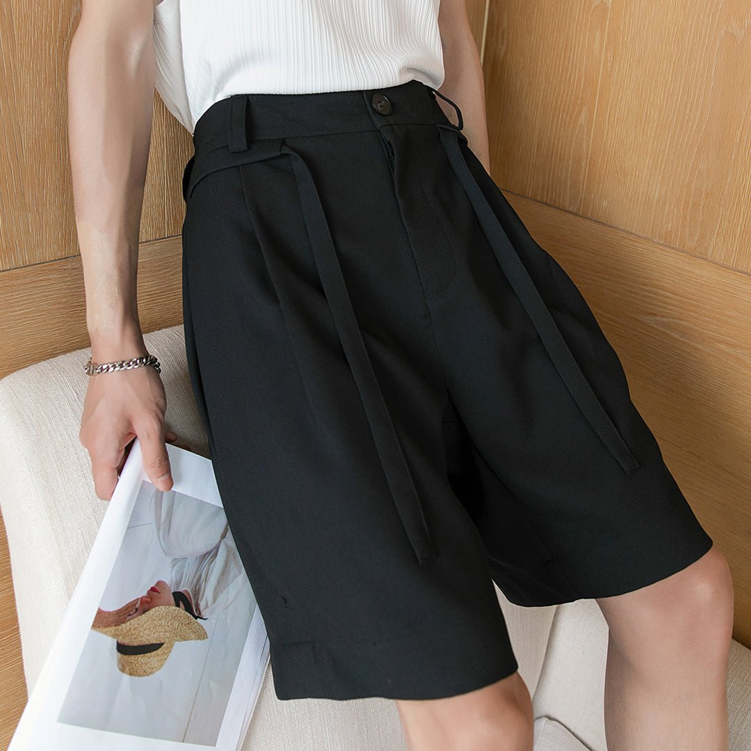 韓国ファッション SELCA-High waist short slacks-mselca2023aw389-07