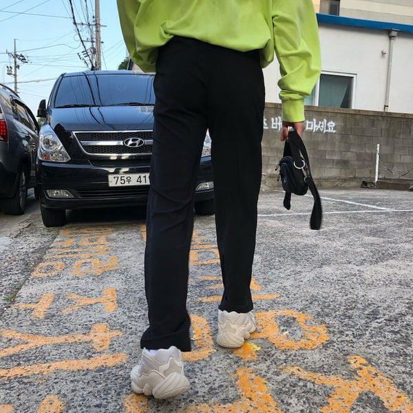 韓国ファッション SELCA-High waist slacks-mselca2023aw390-03