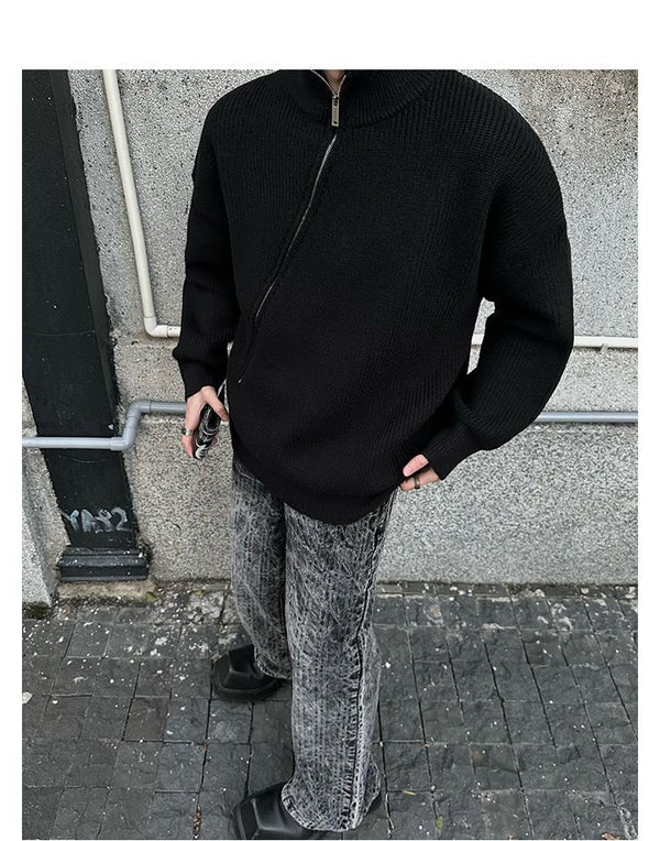 韓国ファッション SELCA-High waist straight denim pants-mselca2023aw391-04