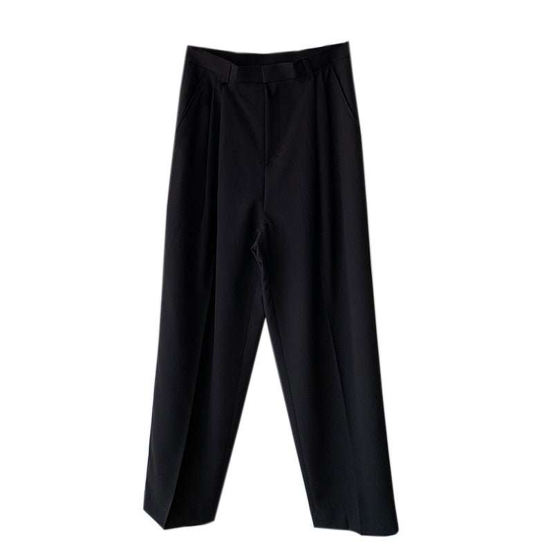 韓国ファッション SELCA-High waist straight slacks-mselca2023aw399-08