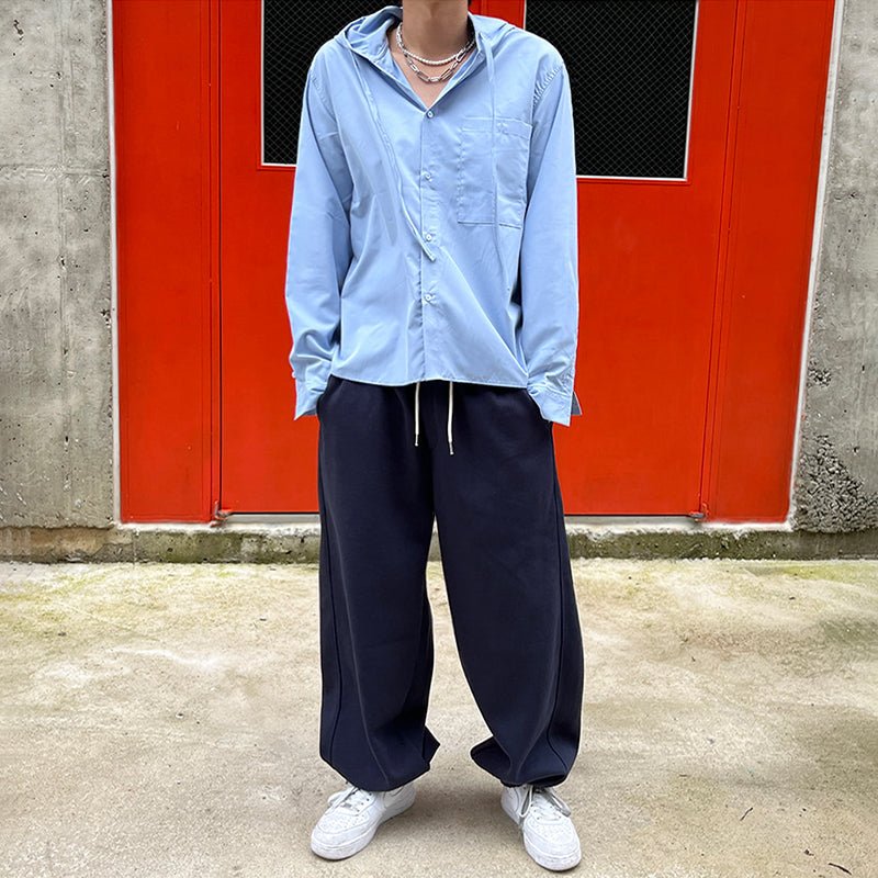 韓国ファッション SELCA-Hooded shirt-mselca2023aw405-04