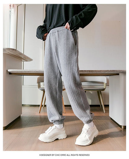 韓国ファッション SELCA-Knit sweat pants-mselca2023aw424-06