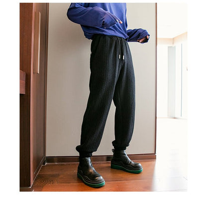 韓国ファッション SELCA-Knit sweat pants-mselca2023aw424-09