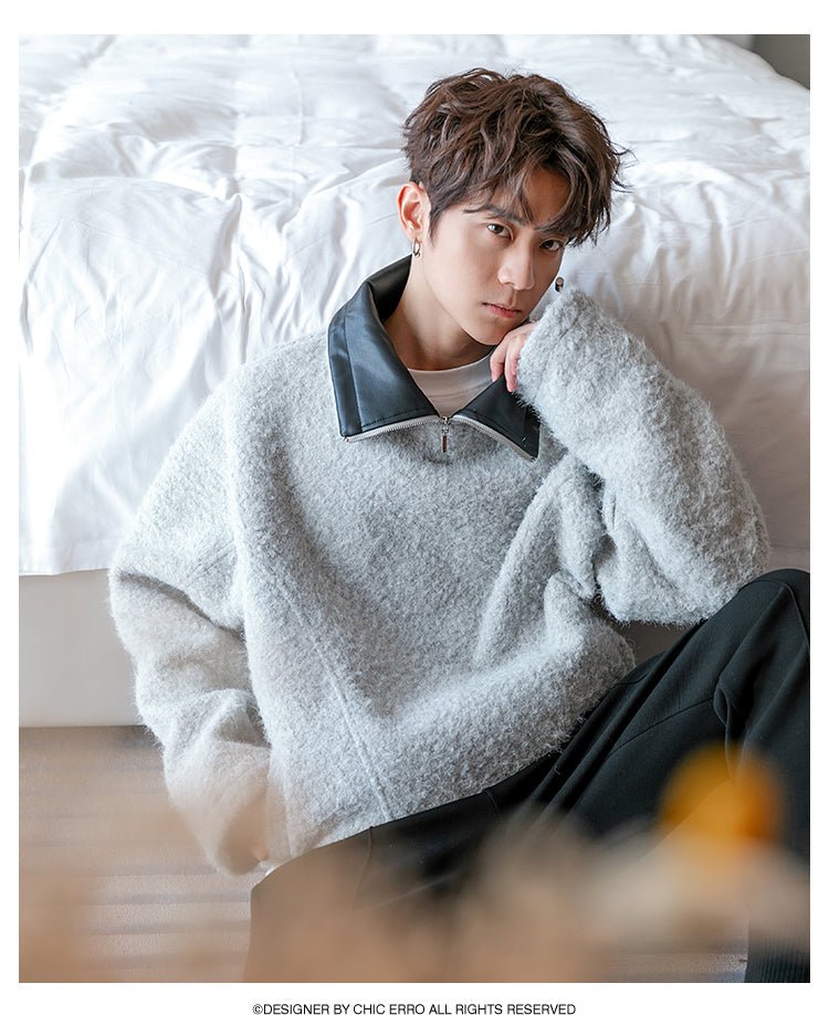 韓国ファッション SELCA-Knit sweat pullover-mselca2023aw425-07