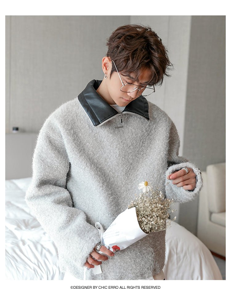 韓国ファッション SELCA-Knit sweat pullover-mselca2023aw425-08