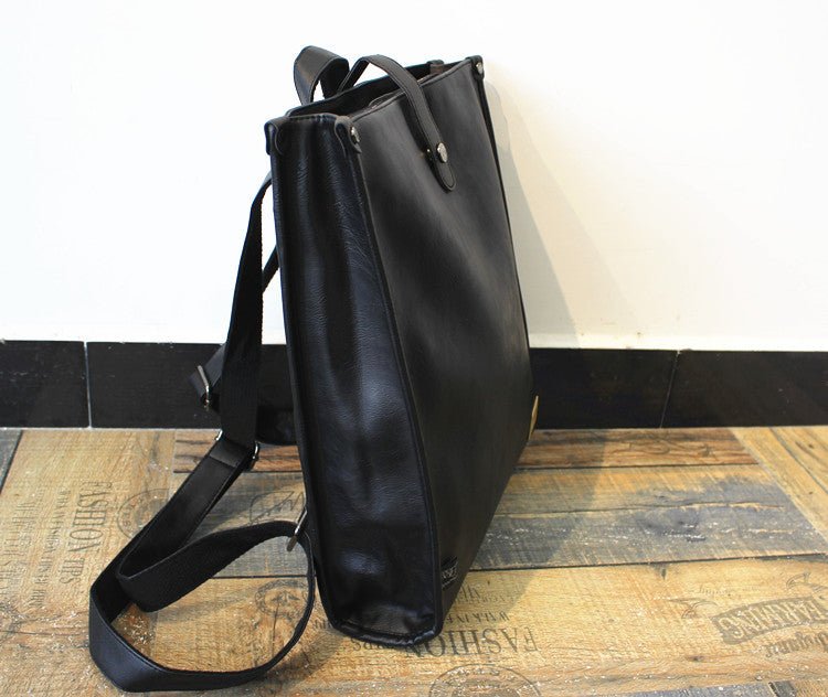 韓国ファッション SELCA-Large -capacity leather backpack-mselca2023aw433-012