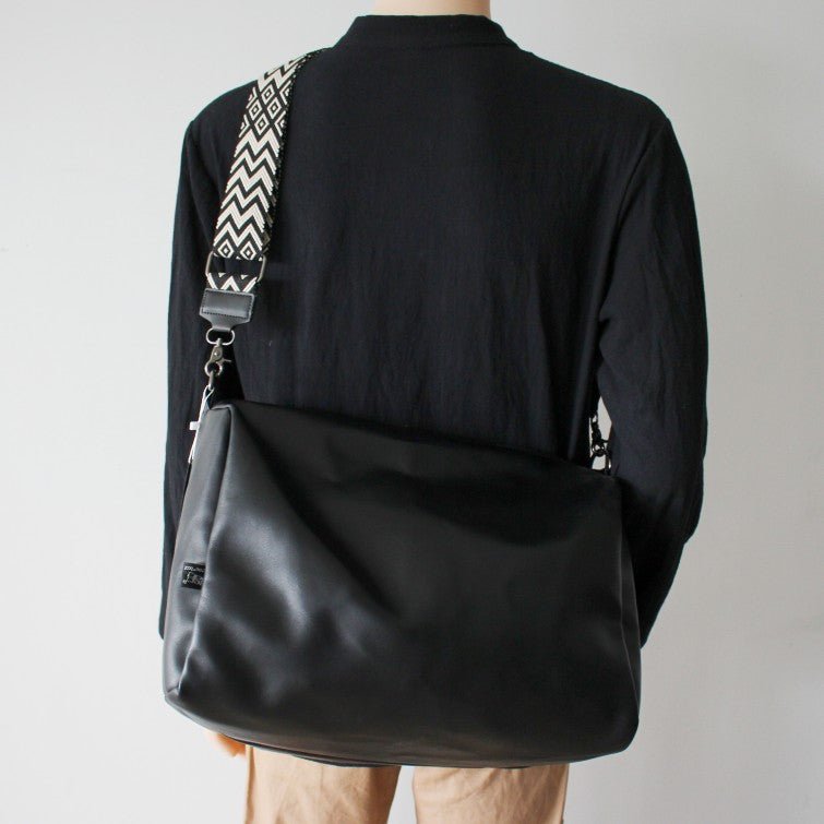 韓国ファッション SELCA-Large capacity PU shoulder bag-mselca2023aw434-01