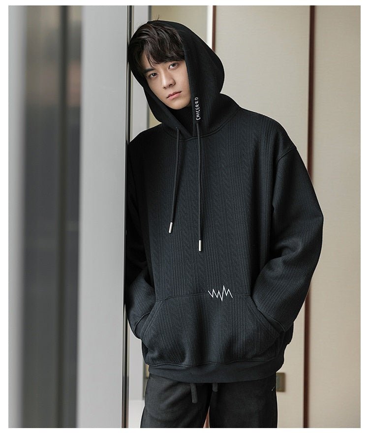 韓国ファッション SELCA-Layered style hoody-mselca2023aw436-05