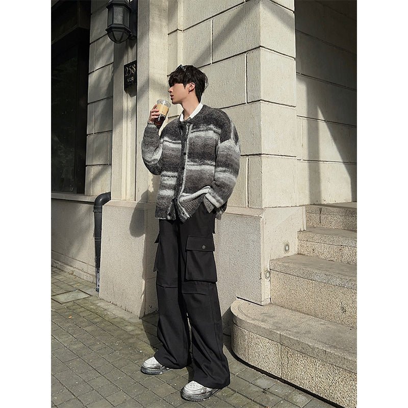 韓国ファッション SELCA-Black Car Goopants-mselca2023aw43-05