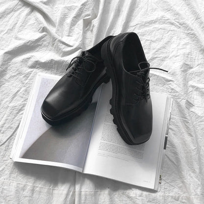韓国ファッション SELCA-Leather shoes-mselca2023aw445-01
