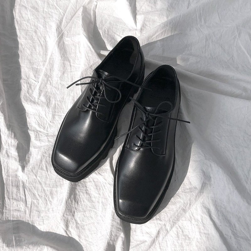 韓国ファッション SELCA-Leather shoes-mselca2023aw445-03