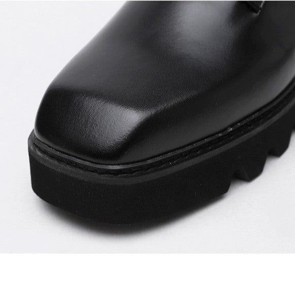 韓国ファッション SELCA-Leather shoes-mselca2023aw445-04