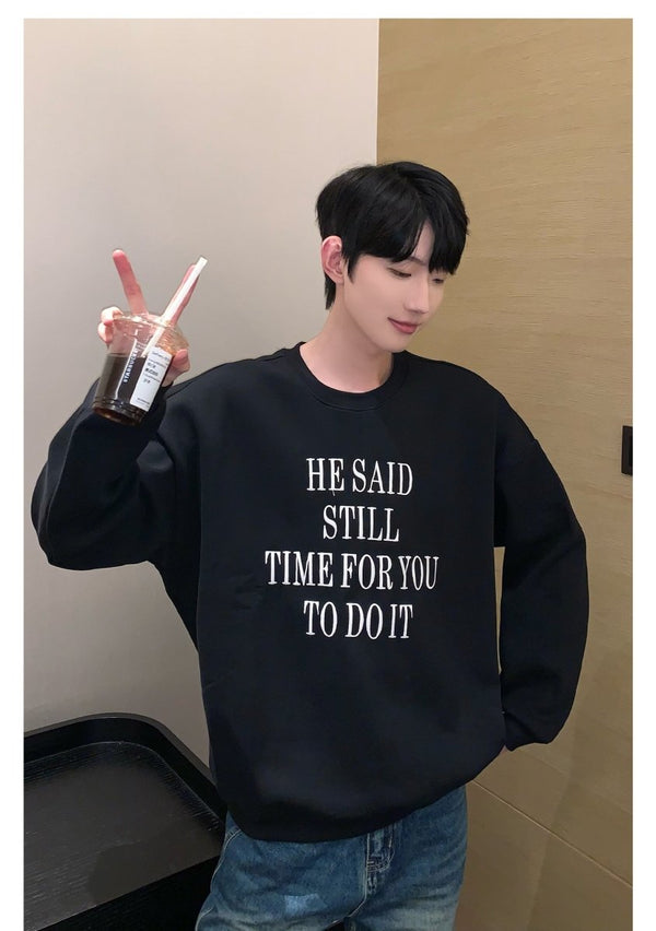 韓国ファッション SELCA-Letter embroidery sweat trainer-mselca2023aw448-06