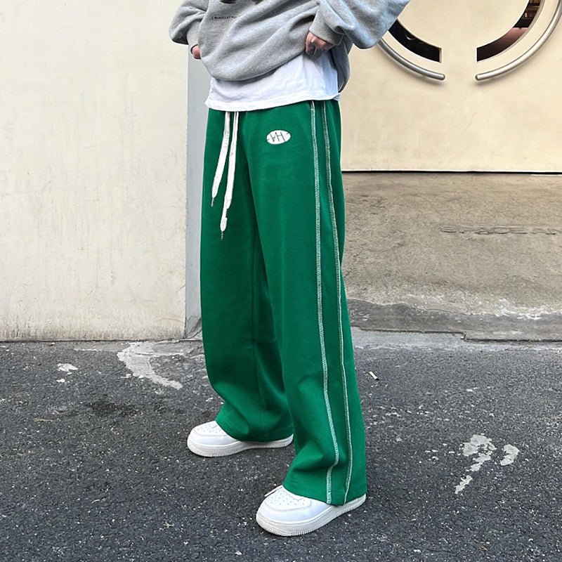 韓国ファッション SELCA-Line wide leg pants-mselca2023aw457-06